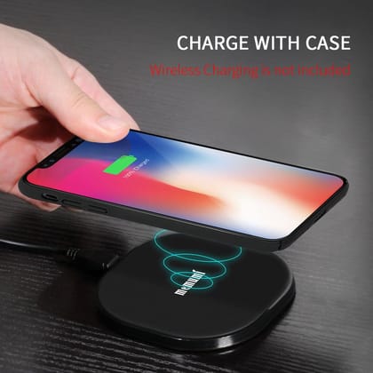 Memumi Jazz Series Hard Canvas / Fabric Back Cover for Apple iPhone 7/8, Shockproof - Black (4.7")