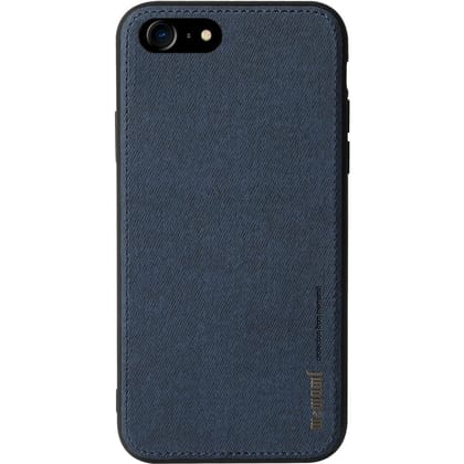 Memumi Magnific Series Canvas Back Cover for Apple iPhone 7 Plus/8 Plus,  Shockproof - Blue (5.5")