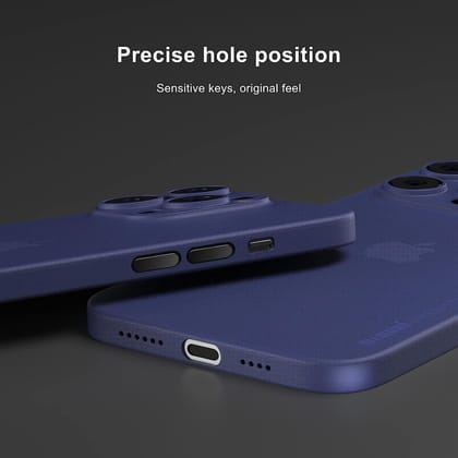 Memumi Ultra Slim 0.3mm Back Cover Case for Apple iPhone 14 Pro Max - Blue