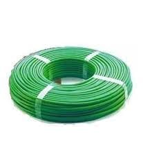 Finolex 6 SQMM X 1 CORE PVC Insulated  COPPER FLEXIBLE FRLS Cable  GREEN (100 Meters)