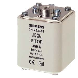 Siemens 3NE4 337-6 - 710A 800V AC 3NE4 TYPE SITOR FUSE FOR SEMICONDUCTOR PROTECTION