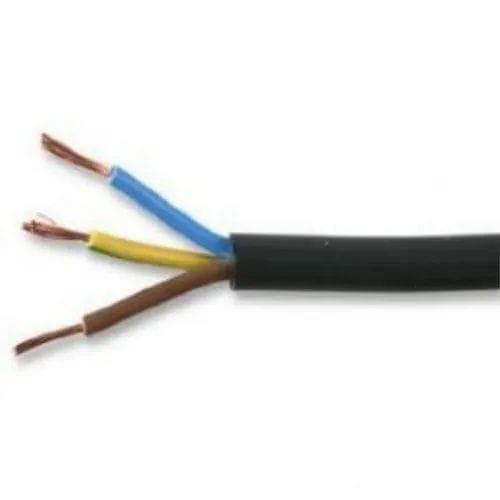 Finolex 1.5 SQMM X 3 CORE PVC Insulated  & SHEATHED COPPER FLEXIBLE CABLE BLACK (100 Meters)