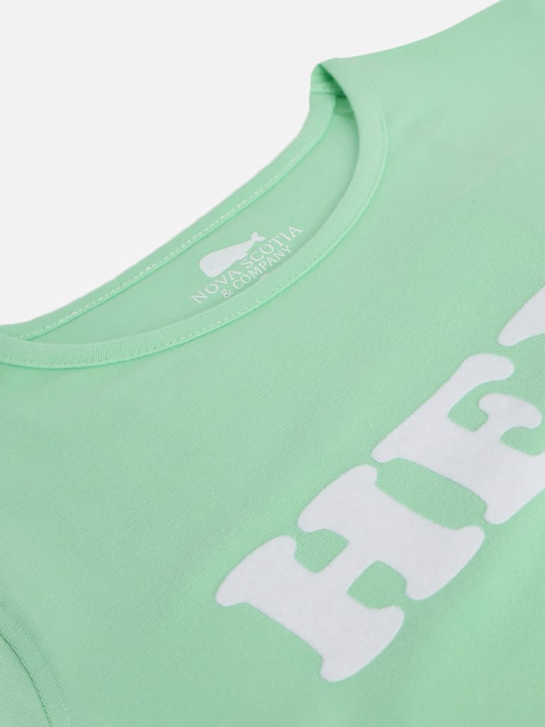 Girls Printed Round Neck T-shirt