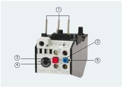 Siemens 3UA5000-OK 0.8 -1.25A SICOP BIMETAL-OVERLOAD RELAY CM FOR 3TF30/31