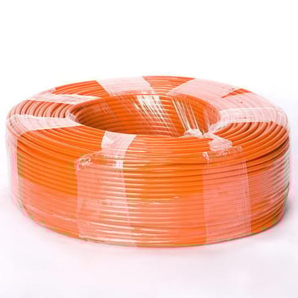 Polycab 1 Sqmm Single core Pvc Insulated  Copper Flexible Frls Cable  Orange  (100 Meters)