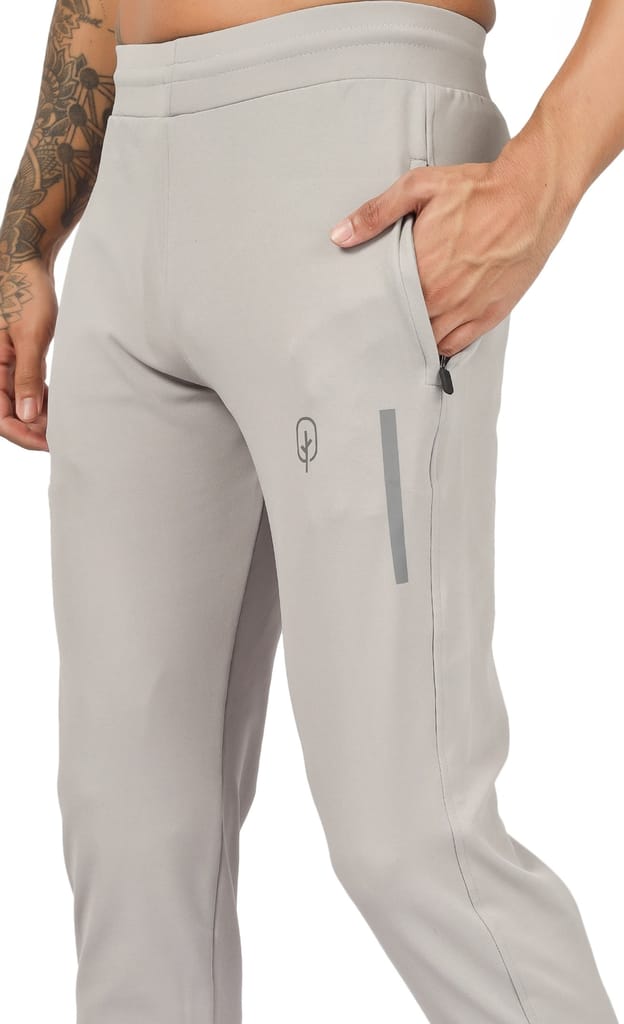 BlueFicus Men's Heavy Lycra Regular Fit Double Pocket Track Pant (Grey) - Track Pants | Buy online on ZillyBuy