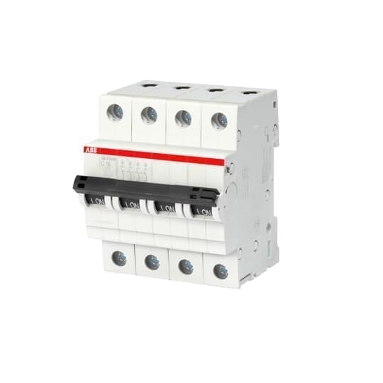 ABB SB204 M-C10 10A 10kA 4 Pole MCB, 1SYS274012R0104