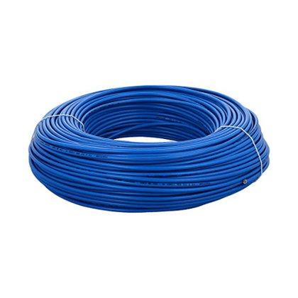 Finolex 0.5 SQMM SINGLE CORE PVC Insulated  COPPER FLEXIBLE CABLE BLUE (100 Meters)