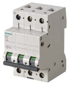 Siemens 5SL63206RC-20A 3P 3MW 7.5kA TYPE:"B" AC:240/415V 50-60Hz MCB