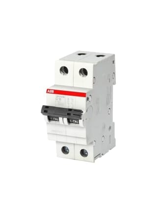 ABB SB202 M-D6 6A 10kA Double Pole MCB, 1SYS272012R0061