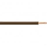 Polycab 0.5 Sqmm Single core Pvc Insulated Copper Flexible Frls Cable  Brown  (100 Meters)