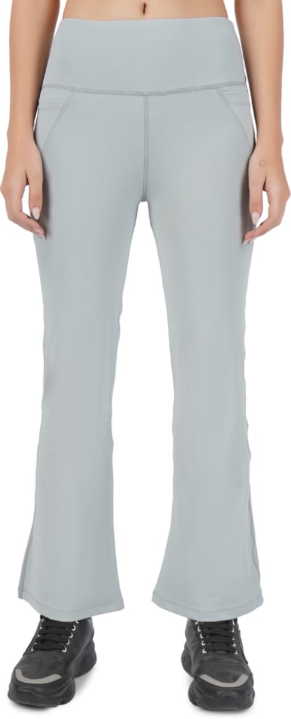 BlueFicus Women's Heavy Lycra Regular Fit Double Pocket Track Pant (Grey) - Track Pants | Buy online on ZillyBuy