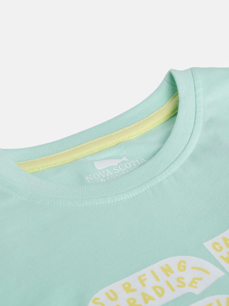 Boys Printed Round Neck T-shirt