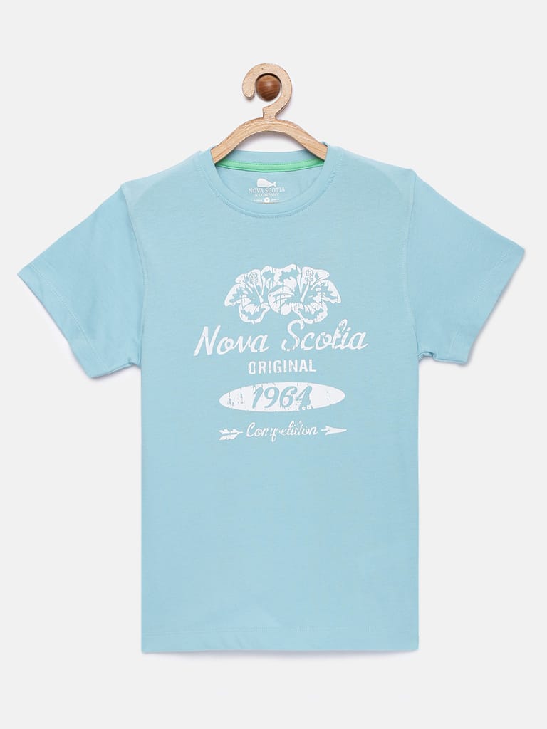 Boys Printed Round Neck T-shirt