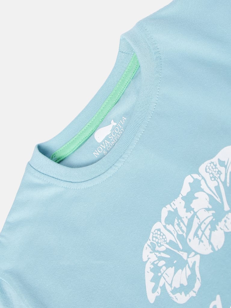 Boys Printed Round Neck T-shirt