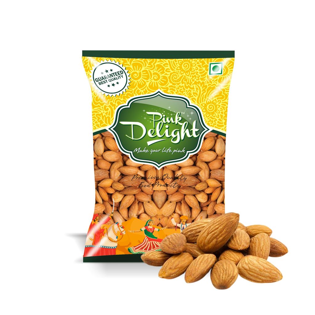 Pink Delight | Natural & Organic Dry Fruits | Kaju (Cashew) + Badam (Almonds) + Kishmish (Raisins) | 100 Gm Each | Pack of 3 | 300 Gm Pack