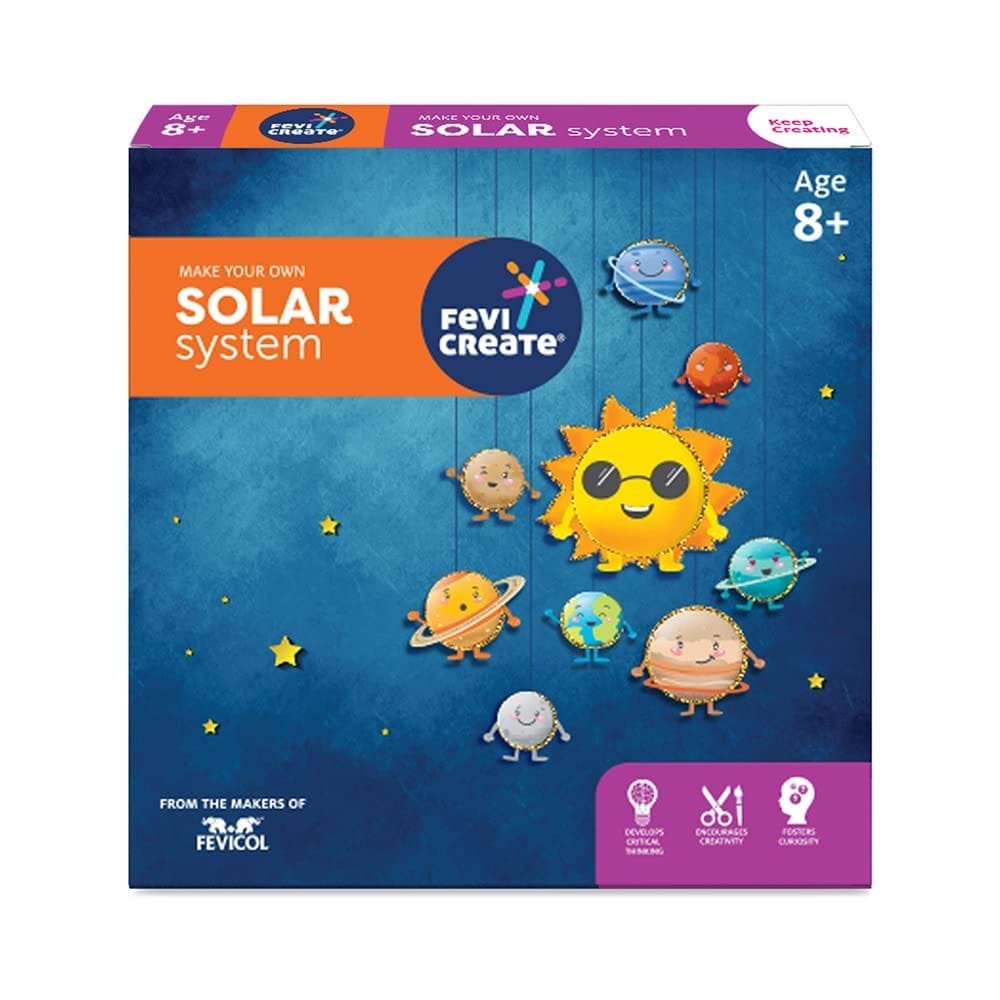 Fevicreate DIY Solar System kit Make Your own 3D Solar System Model