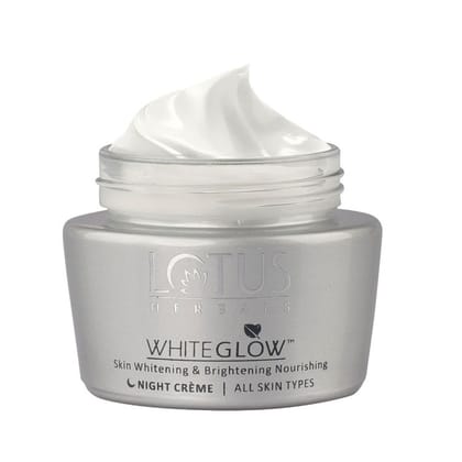Lotus Herbals WhiteGlow Skin Whitening & Brightening Gel Cream & Night Creme Combo (60 gm+60 gm) Combo