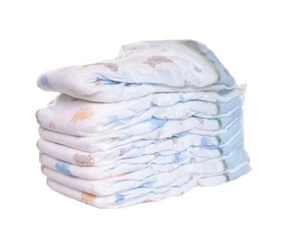 Baby Diaper - 50 pieces Cottony Soft Fabric Leakproof-M