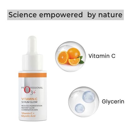 O3+ Professional Vitamin C Serum Glow with Glycolic Acid (30ml)
