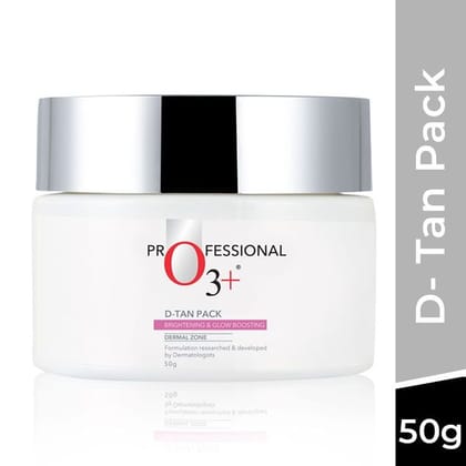 O3+ Radiant Day Cream SPF-30 Brightening & Radiant Dermal Zone (50 gm) + O3+ Brightening & Whitening Dermal Zone D-Tan Pack For De Tan (50 gm) Pack of 2