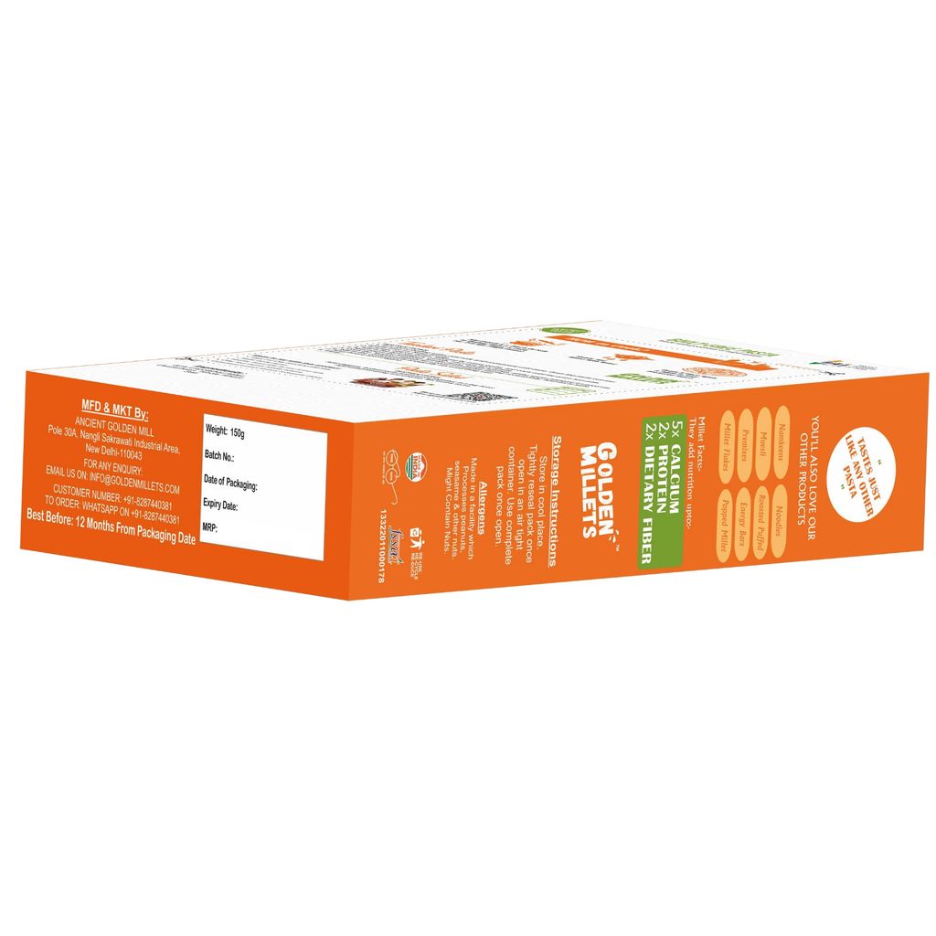 Golden Millets Multi Millet Pasta (150gm,Pack of 2)