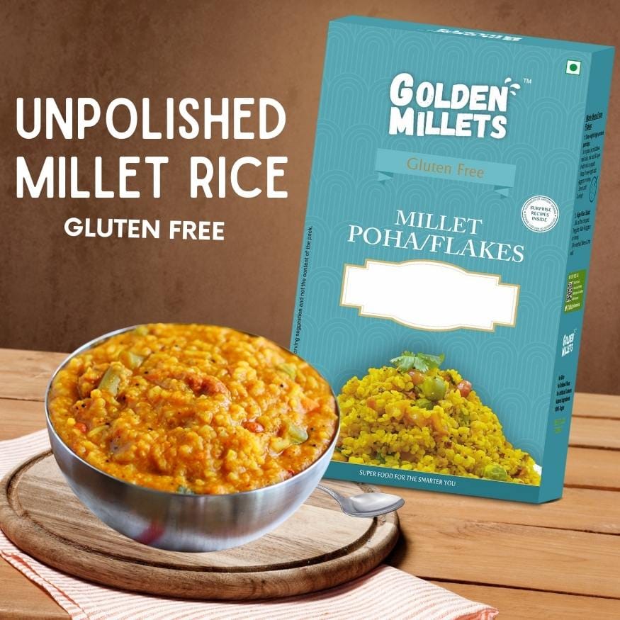 Golden Millets Barnyard millet flakes (250gm,Pack of 3)