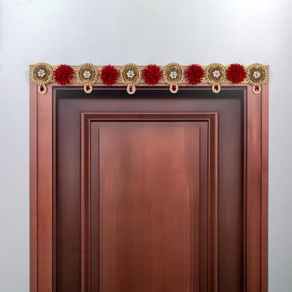 ART BY CHAITASI Handmade Stylish Toran for Door - Latest Entrance Door Thoranam for Home Decor, Diwali Bandarwal, House Hanging Decoration (Copper Flower Toran) ART BY CHAITASI Handmade Stylish Toran for Door - Latest Entrance Door Thoranam for Home Decor, Diwali Bandarwal, House Hanging Decoration (Copper Flower Toran)