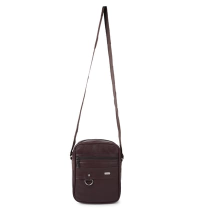 Brown Men Sling Bag
