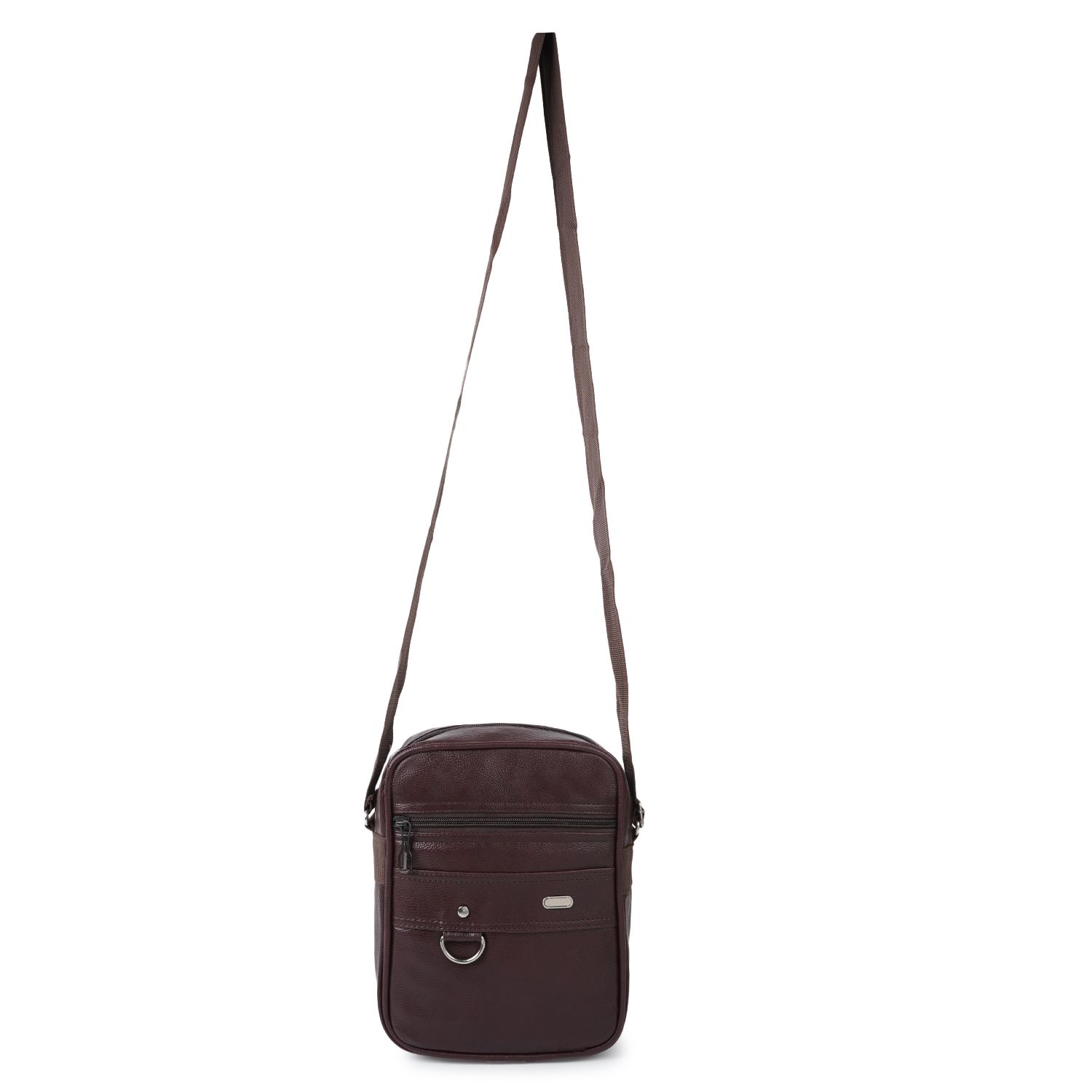Brown Men Sling Bag
