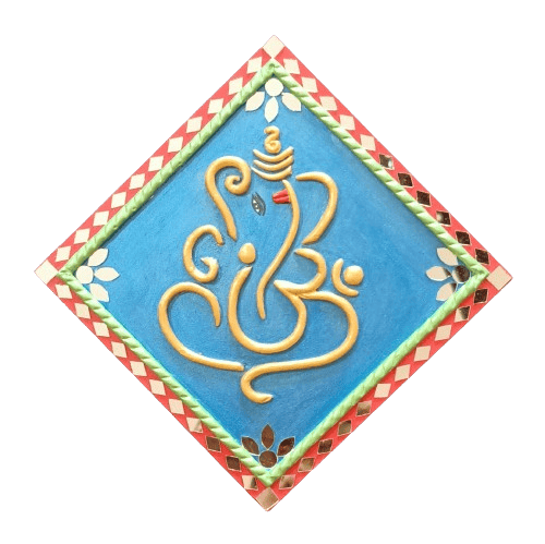 Exquisite Lord Ganesha Lippan Art