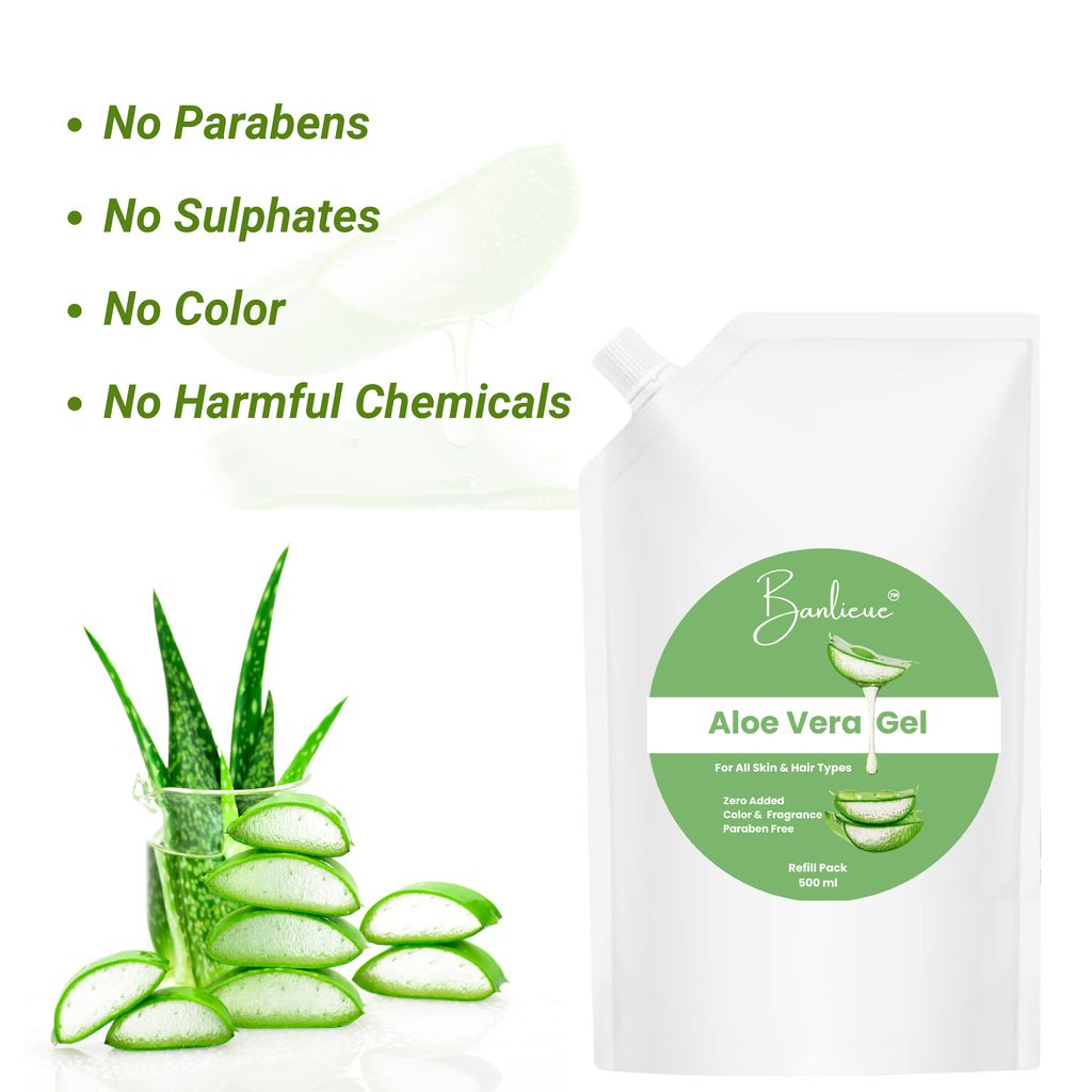 Banlieue Aloe Vera Gel Refill Pack 500gm