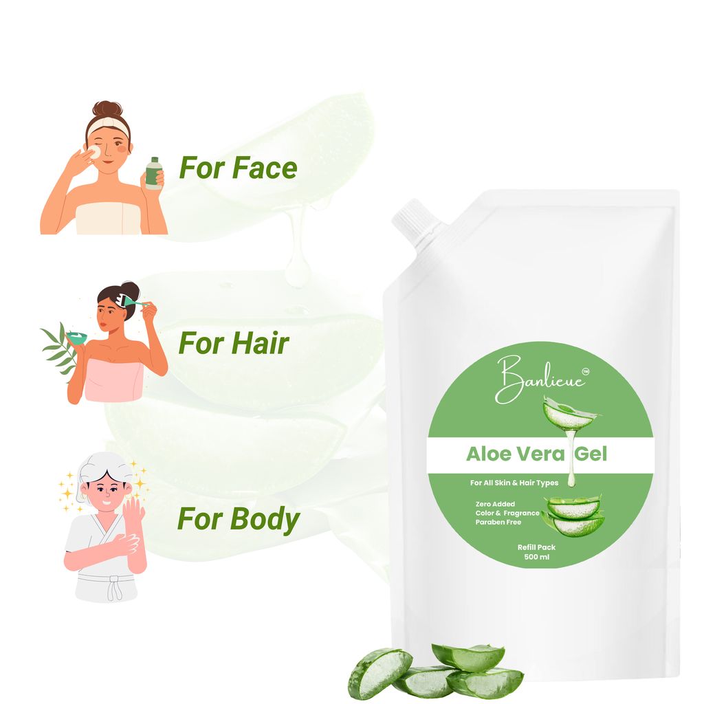 Banlieue Aloe Vera Gel Refill Pack 500gm
