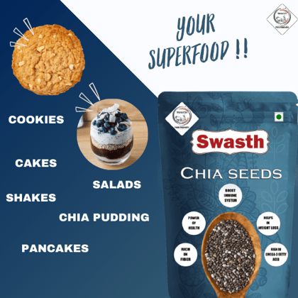 Swasth Chia Seeds -500-gram