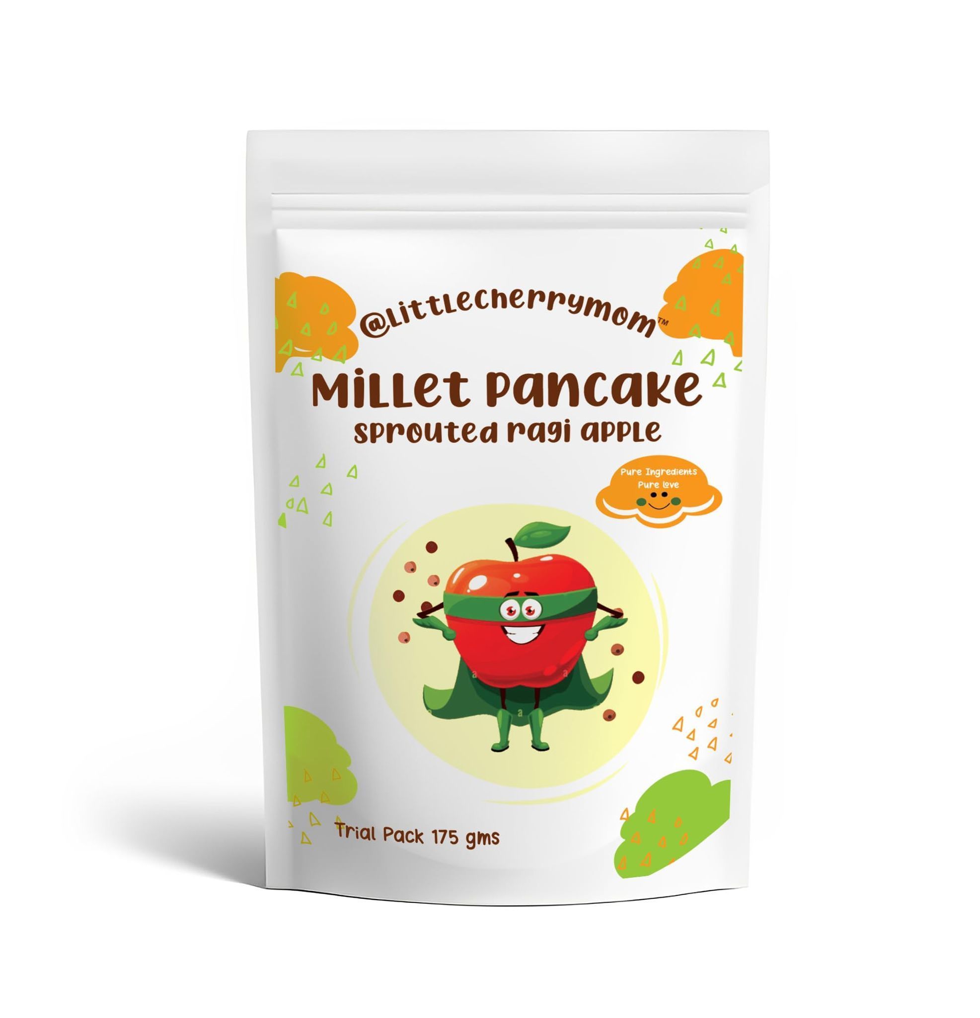 Pancake Mix – Sprouted Ragi Apple 175 gm