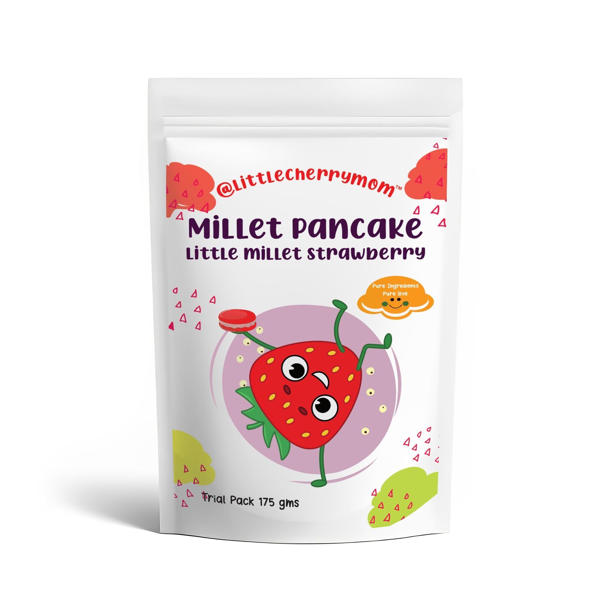Pancake Mix – Little Millet Strawberry 175 gms