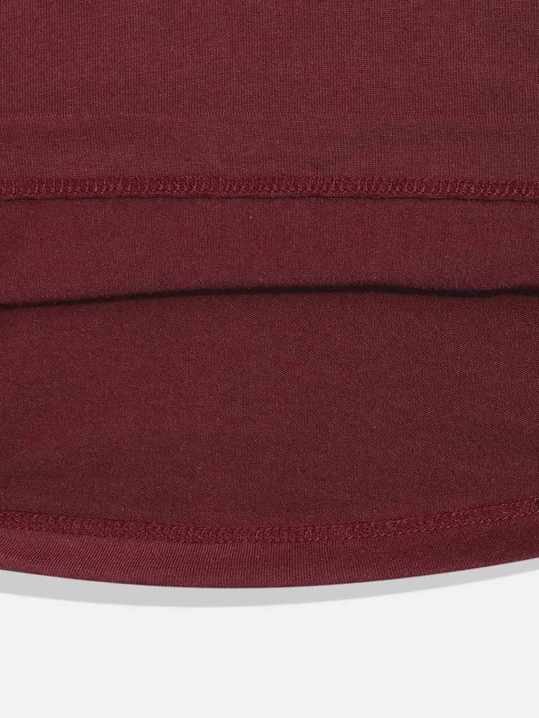 Extended Sleeves Cotton Crop Top