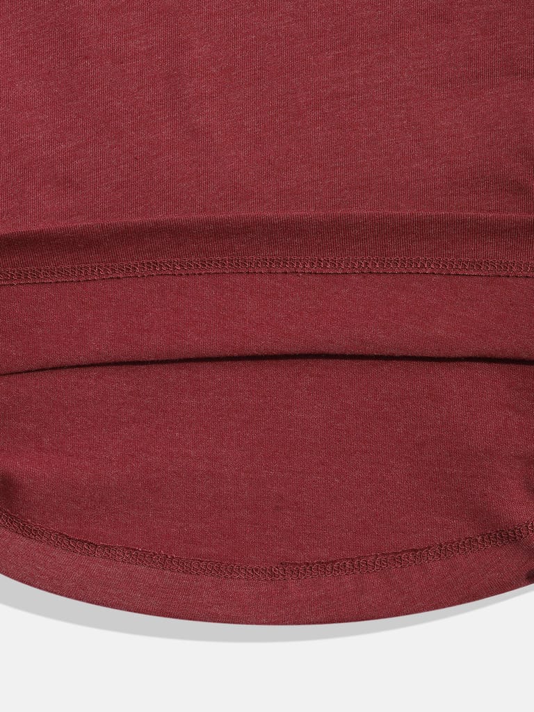 Extended Sleeves Cotton Crop Top