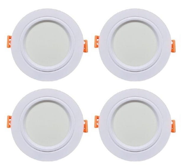 GR Lighting 9 Watt Concealed Down Light 4 Pieces Pack (Cool White)