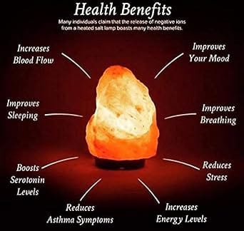 Natural Air Purifier Ionizer Himalayan Salt Lamp