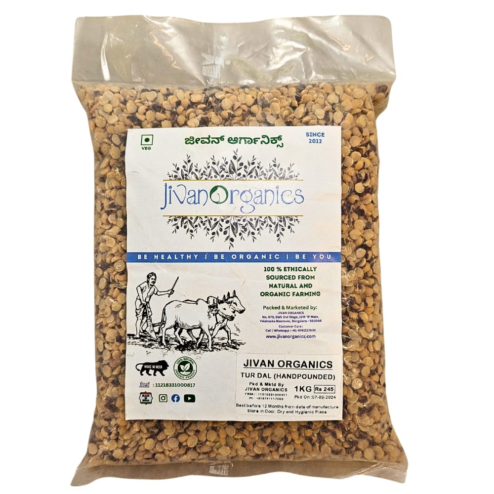 Jivan Organics | Tur Dal | 1KG