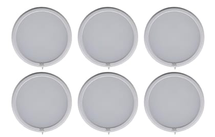 GR Lighting 8 Watt Panel Light Round Shape 3 IN 1 Colour Warm/Natural/Cool White