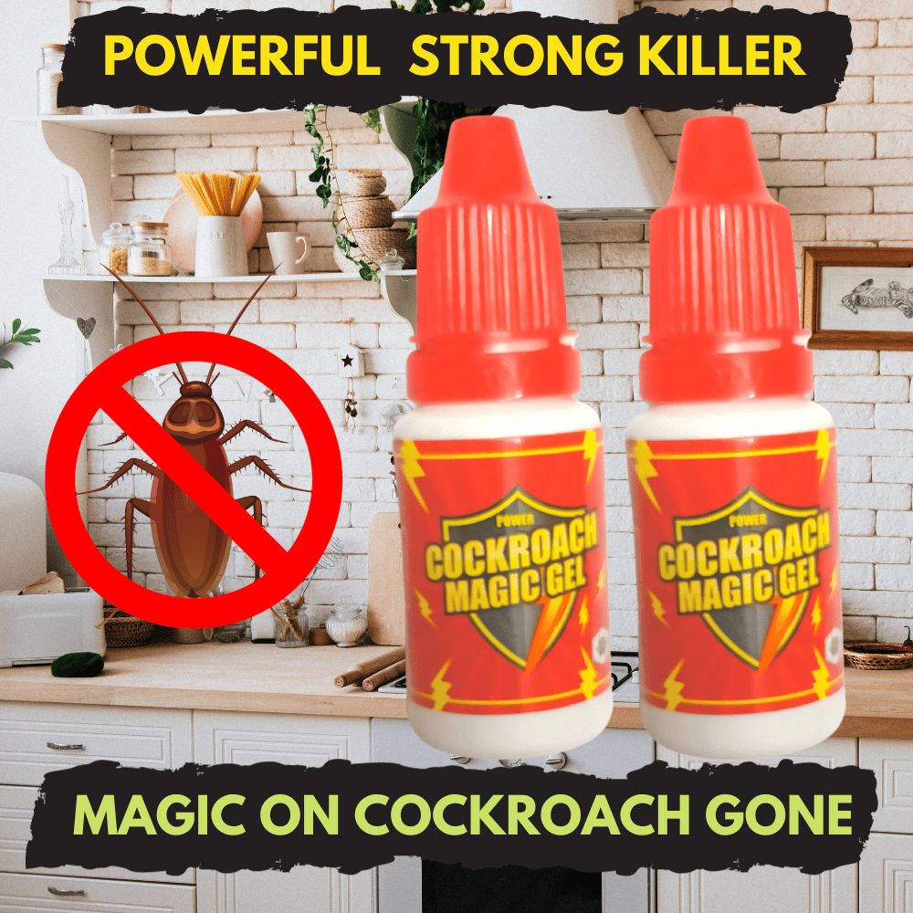 Best Cockroach Killer Magic Gel | Anti Roach Gel For Home, Kitchen & Office 15 GM (Pack Of 2)
