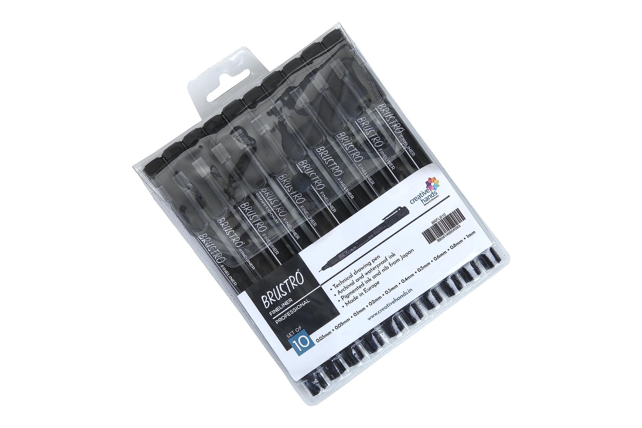 BRUSTRO Fineliners Pen Parent Child Pack of 6