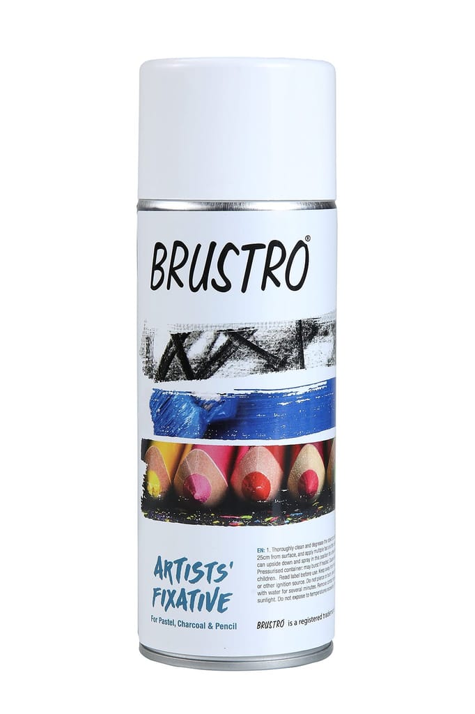 Brustro Artists' fixative 400 ml spray can - Stationery | Buy online on ZillyBuy