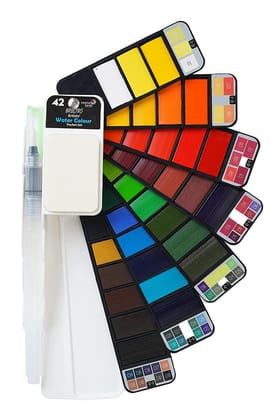 BRUSTRO Artist's Watercolour Pan (Set of 42 Colours)