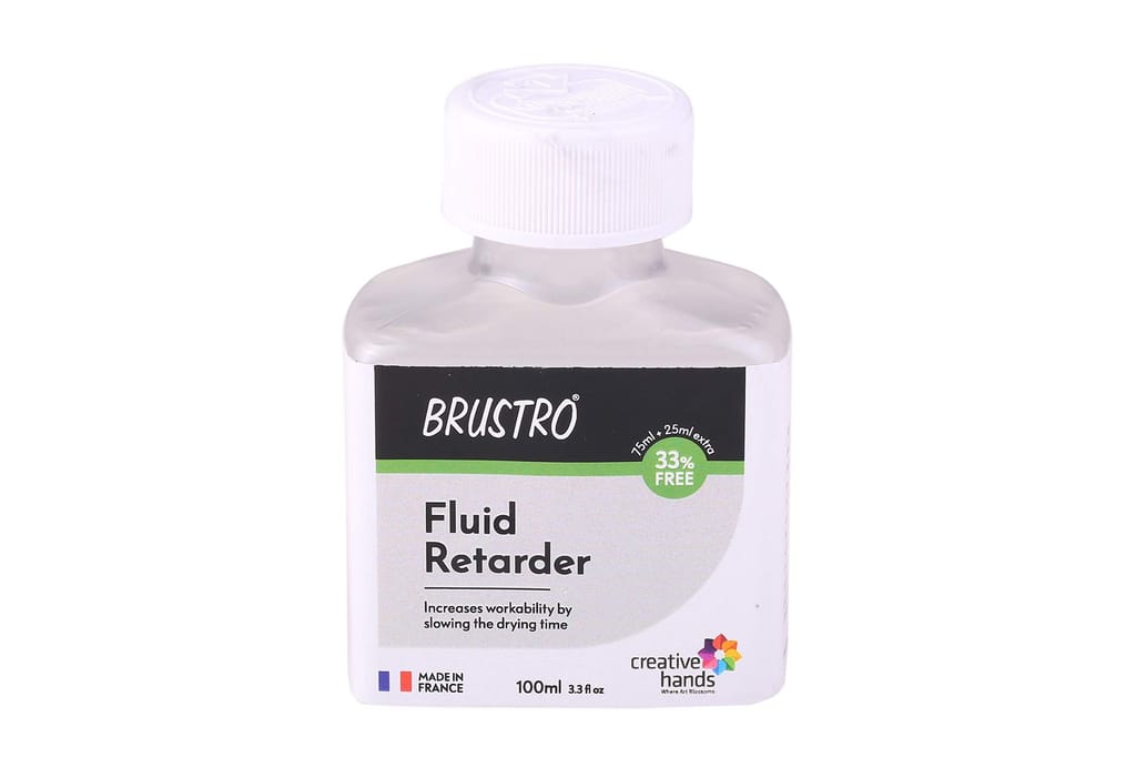 Brustro Professional Fluid Retarder 100ml (75ml + 25ml Free) - Stationery | Buy online on ZillyBuy