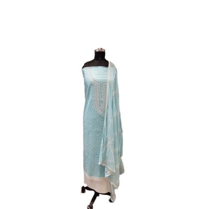Gulmohur Ryon Printed Suit