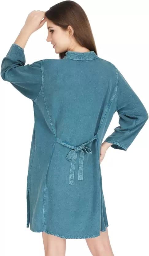 Women's Plus Size Tunic Tops Summer Long Sleeve Round Neck Blouses-Dress Ruffle Flowy Up T Shirts