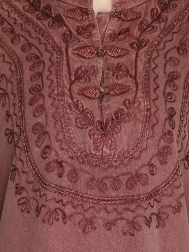 Women's Plus Size Tunic Tops Summer Long Sleeve Round Neck Blouses-Dress Ruffle Flowy Up T Shirts